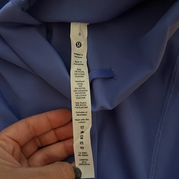 NWT lululemon wunder train with pockets 25” size 0, 8 - Picture 6 of 9